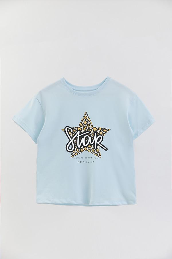 REMERA GIRL OVER STAR