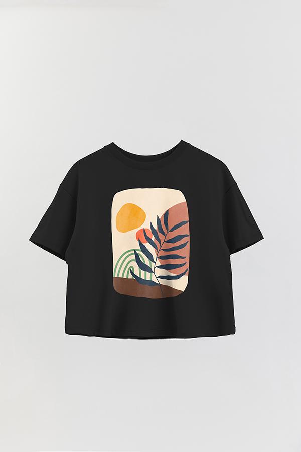 REMERA CROP ESTAMPADA ART 9