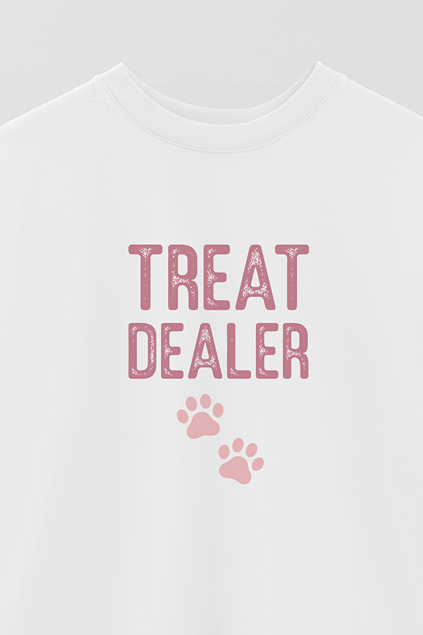 REMERA OVER ESTAMPADA DOG TREAT DEALER