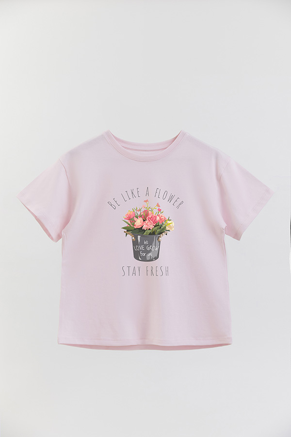REMERA GIRL OVER BE LIKE A FLOWER