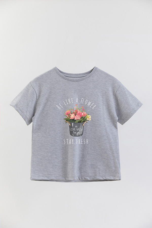 REMERA GIRL OVER BE LIKE A FLOWER