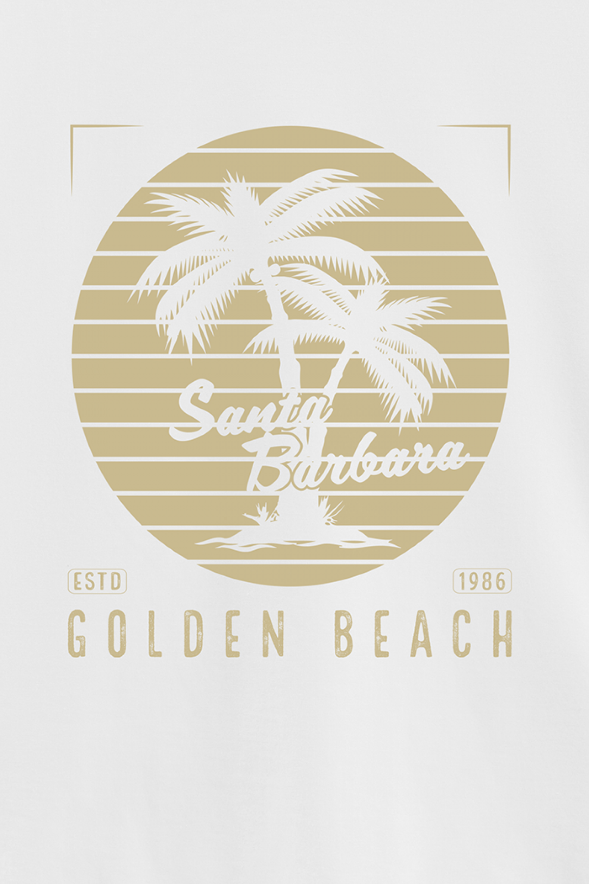 REMERA BASICA ESTAMPADA VG GOLDEN BEACH