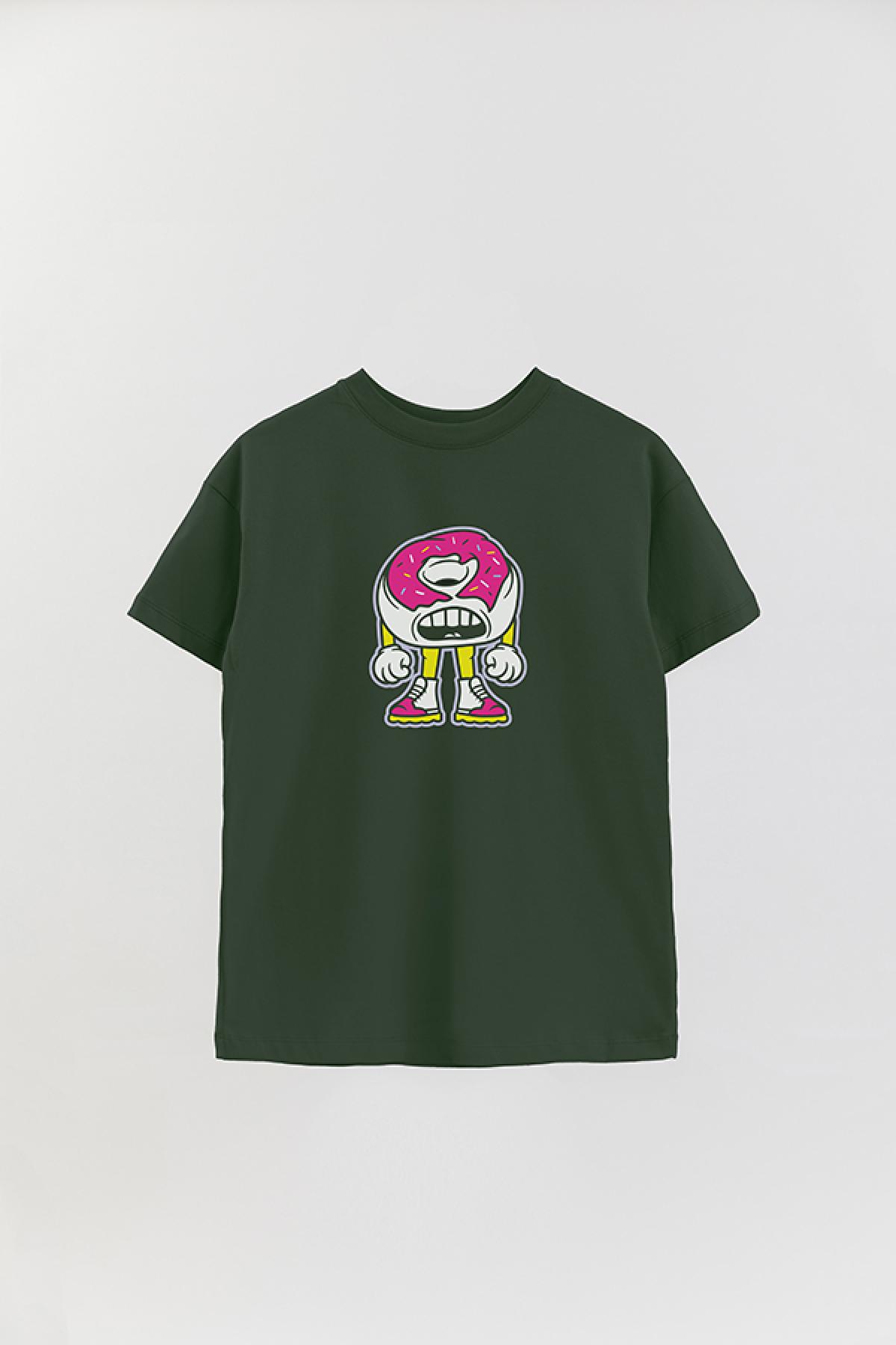 REMERA OVER ESTAMPADA JF LIVING DONUT