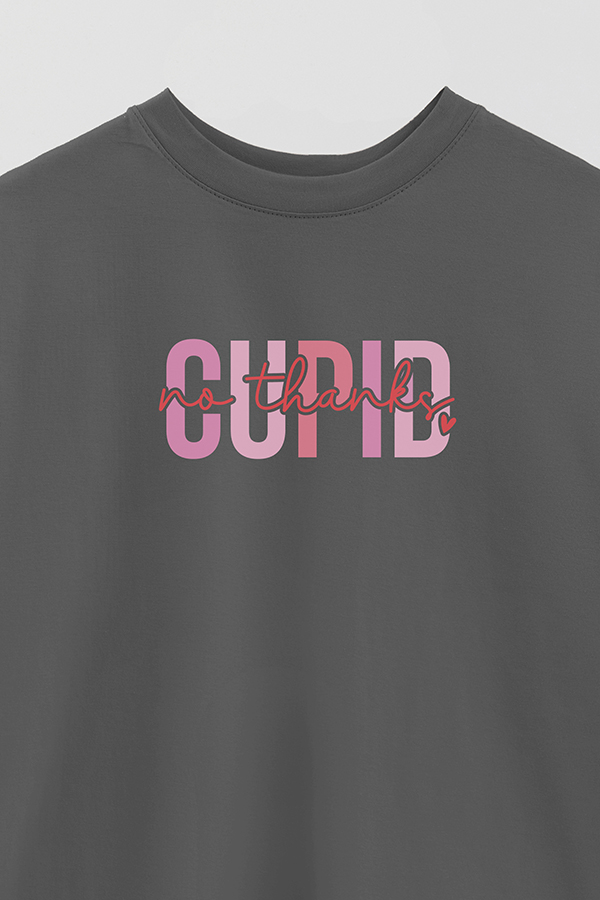 REMERA OVER ESTAMPADA FUNNY VALENTINE CUPID