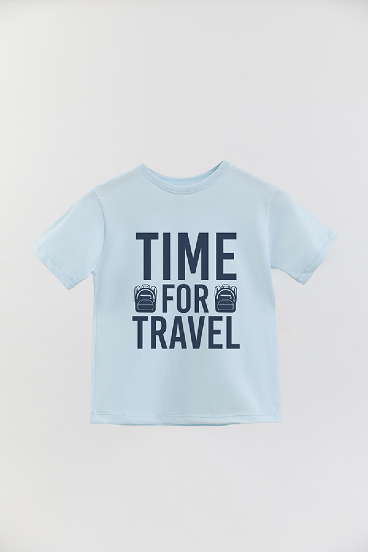 REMERA BASIC BOY ADV TIME FOR TRAVEL