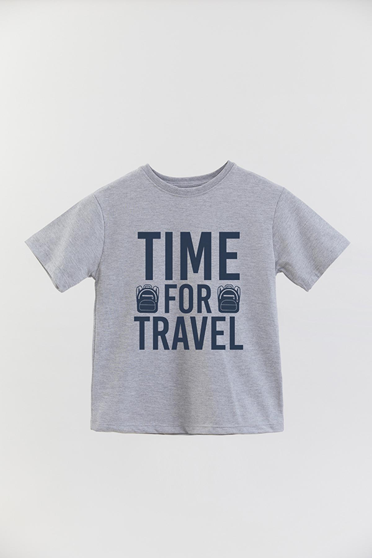 REMERA BASIC BOY ADV TIME FOR TRAVEL