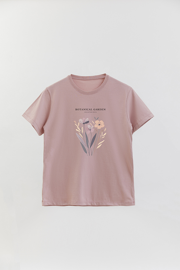 REMERA BASICA ESTAMPADA GARDEN 56