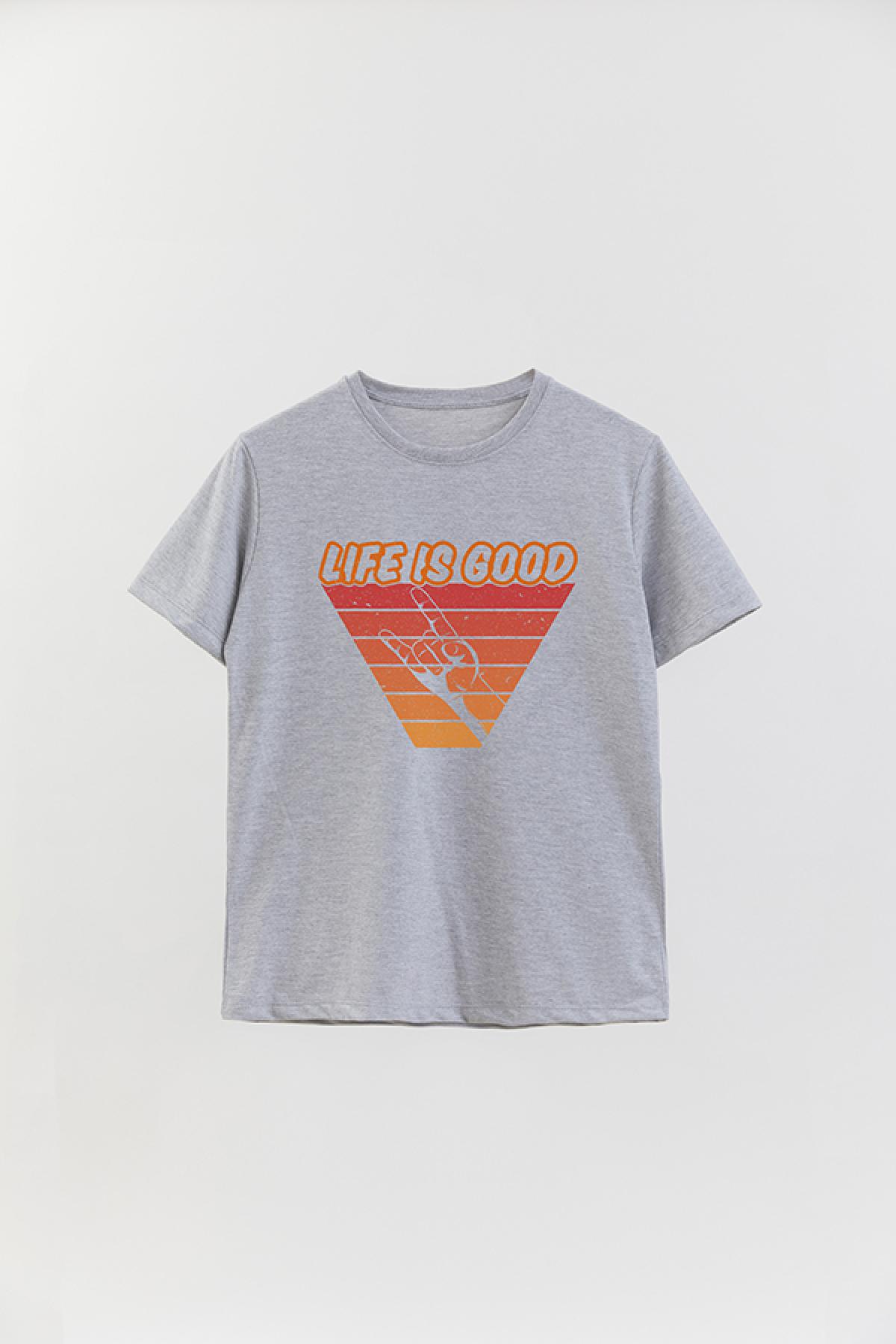 REMERA BASICA ESTAMPADA MS LIFE IS GOOD