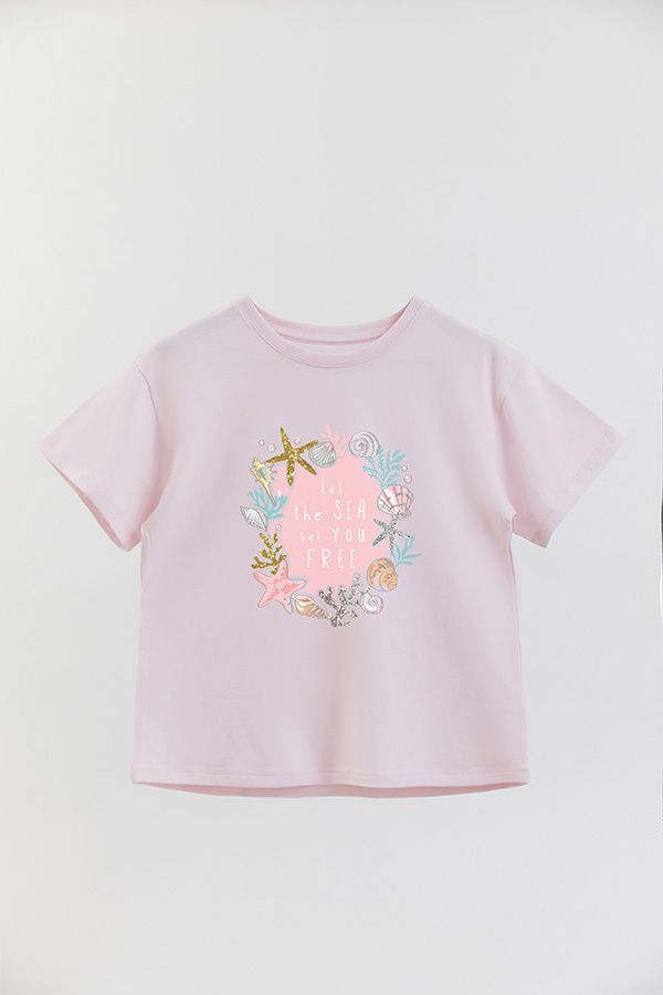 REMERA GIRL OVER LET THE SEA
