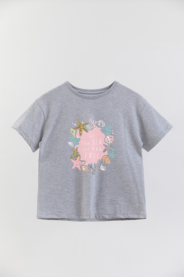 REMERA GIRL OVER LET THE SEA