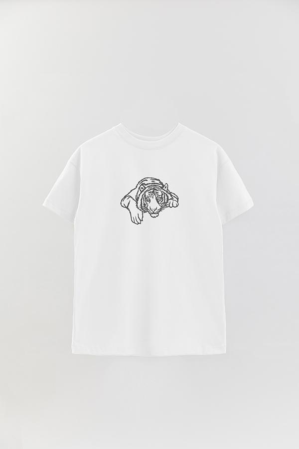 REMERA OVER ESTAMPADA TGR SERIOUS TIGER