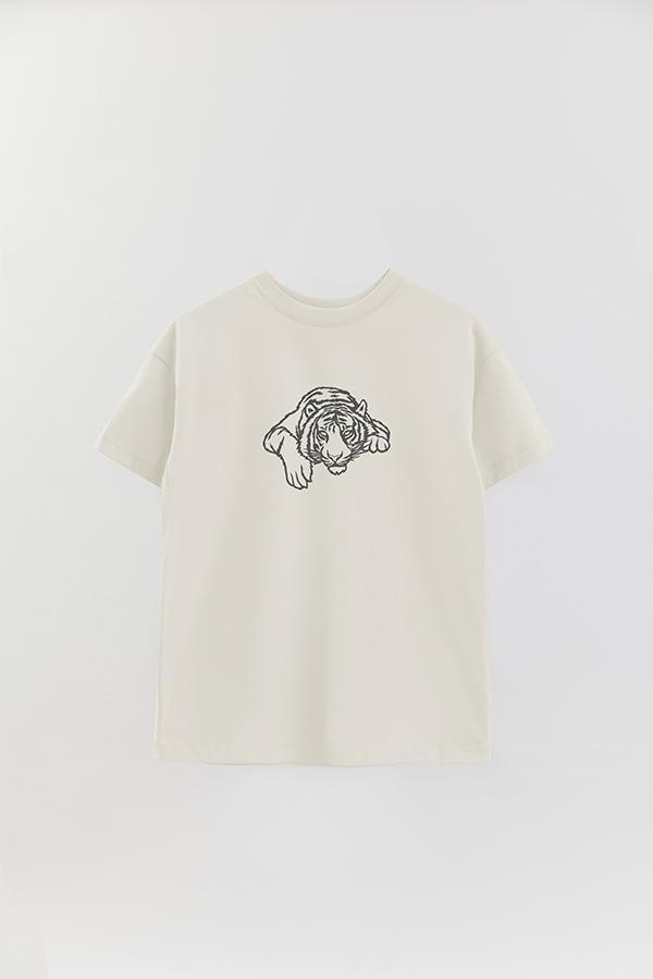 REMERA OVER ESTAMPADA TGR SERIOUS TIGER