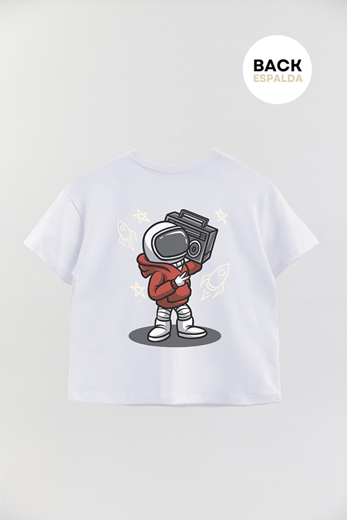 REMERA BOY OVER URBAN ASTRONAUT