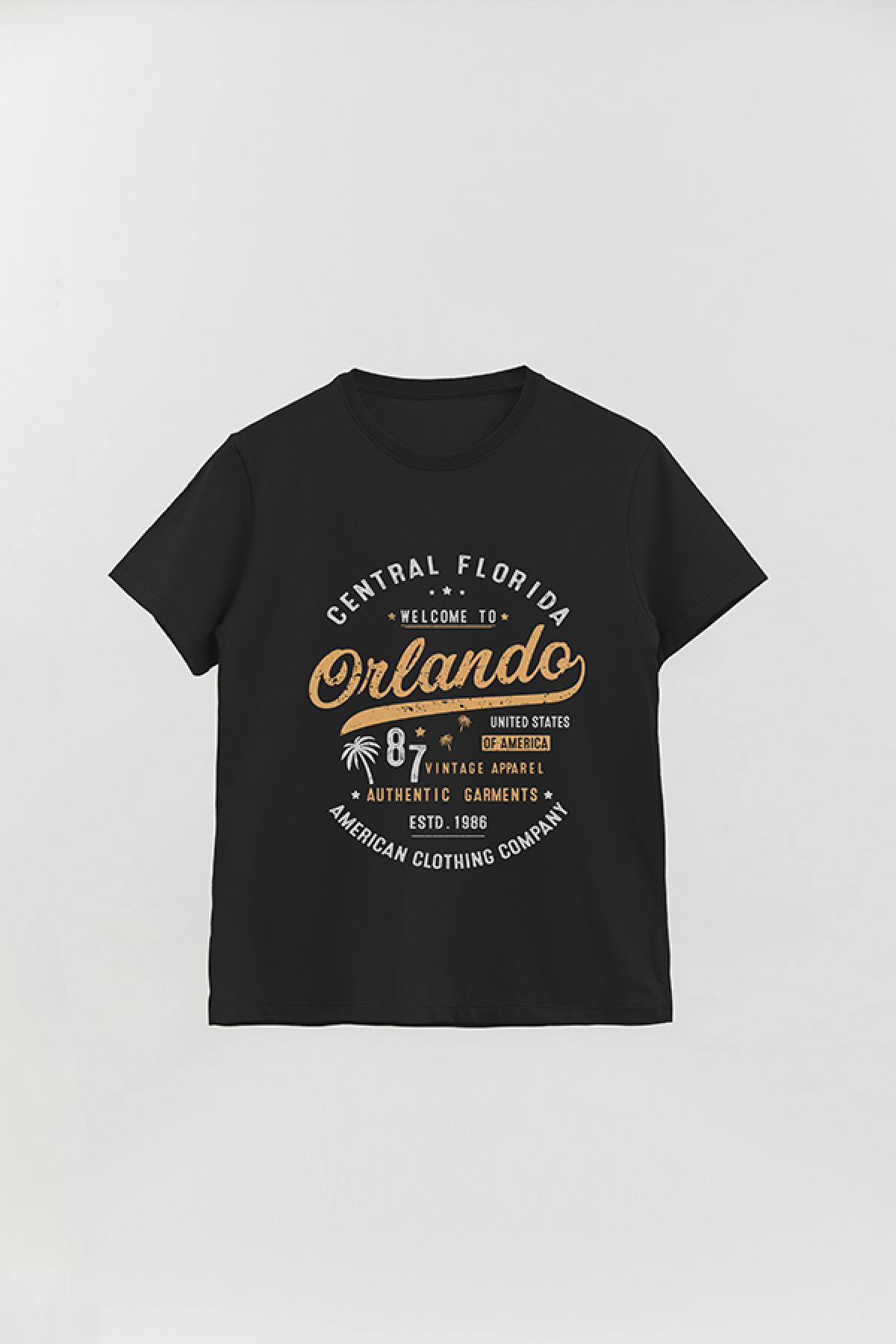 REMERA BASICA ESTAMPADA VG CENTRAL FLORIDA ORLANDO