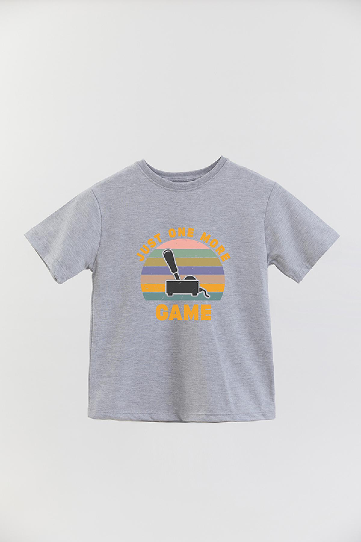 REMERA BASIC BOY GM JUST ONE MORE GAME