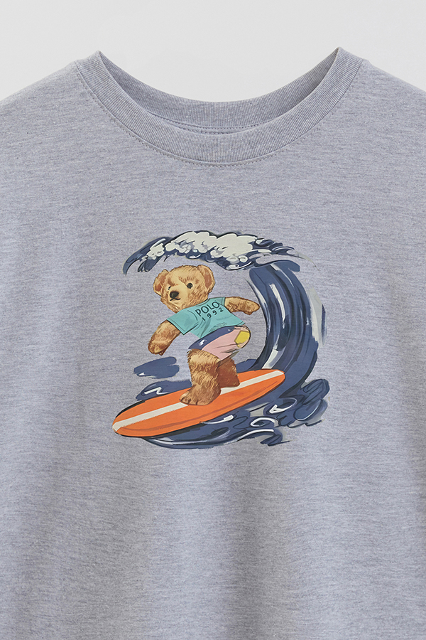 REMERA OVER ESTAMPADA UNISEX BEAR SURFER BEAR