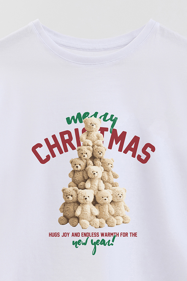 REMERA GIRL OVER TEDDY XMAS 16