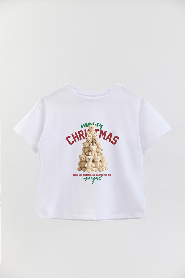 REMERA GIRL OVER TEDDY XMAS 16