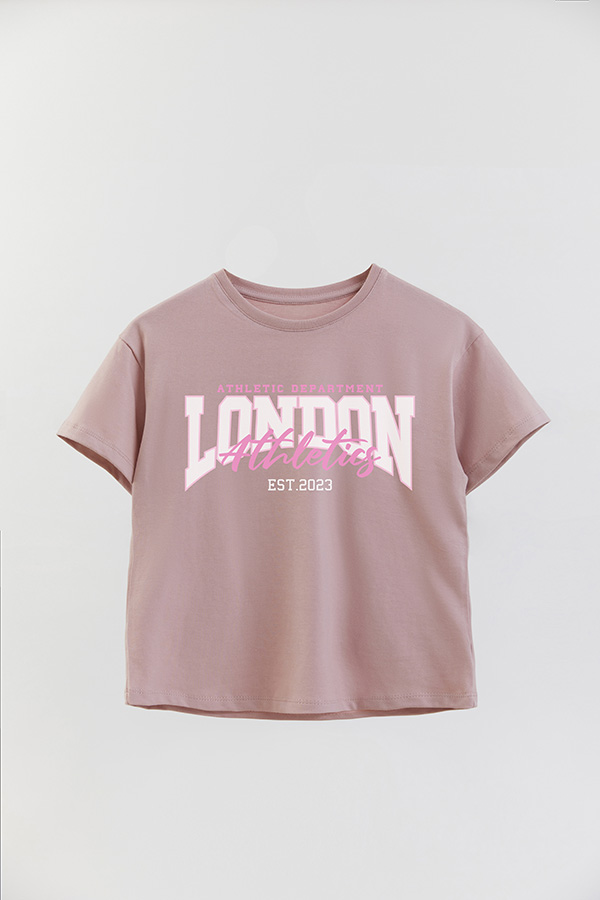 REMERA GIRL OVER LONDON ATHLETIC