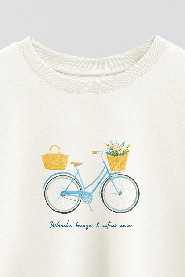 REMERA CROP ESTAMPADA COASTAL WHEELS BREEZE