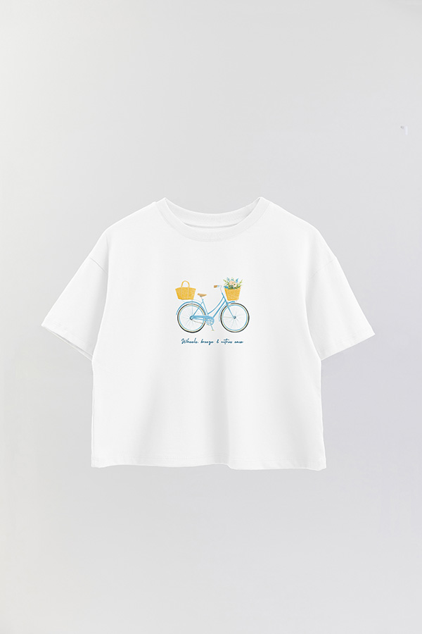 REMERA CROP ESTAMPADA COASTAL WHEELS BREEZE