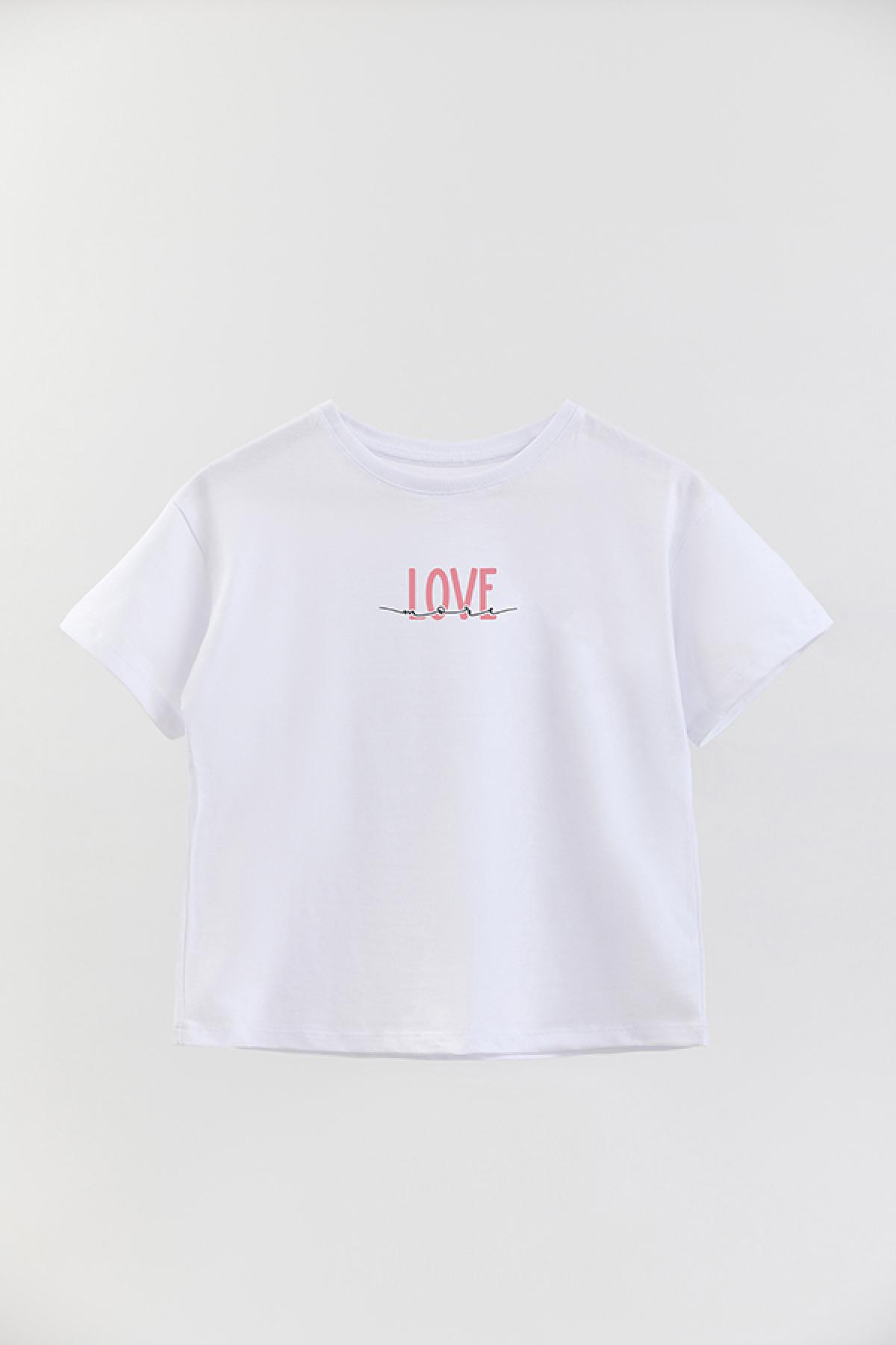 REMERA GIRL OVER GP LOVE MORE