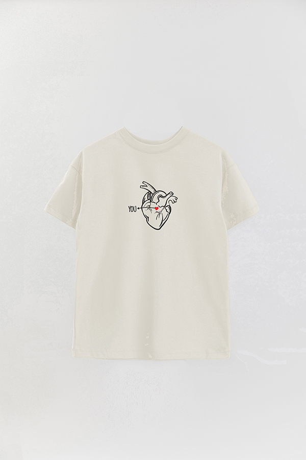REMERA OVER ESTAMPADA VALENTINE YOU WON