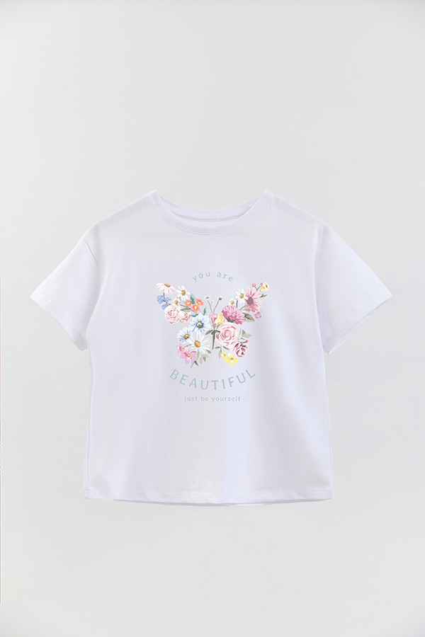 REMERA GIRL OVER YOU ARE BEAUTIFUL
