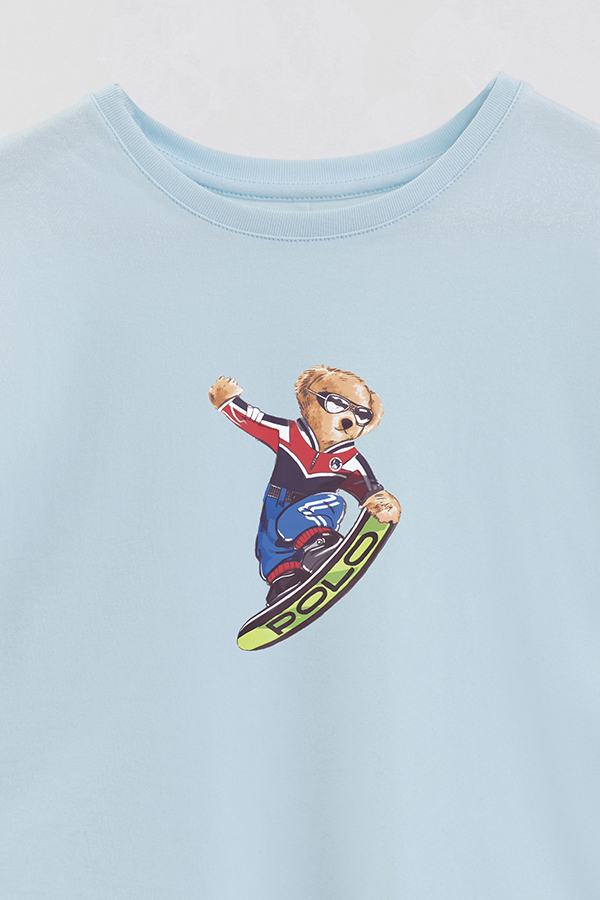 REMERA GB OVERSIZE BEAR SNOW
