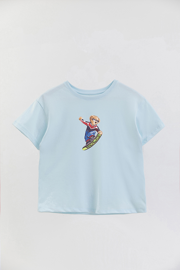 REMERA GB OVERSIZE BEAR SNOW