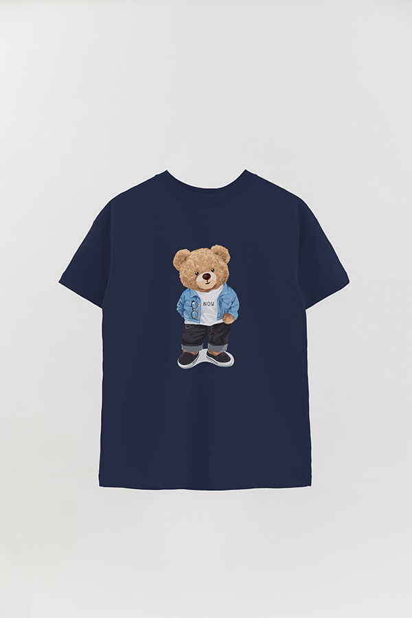 REMERA OVER ESTAMPADA UNISEX TEDDY NOTE