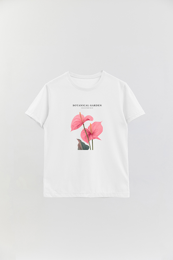 REMERA BASICA ESTAMPADA GARDEN 22