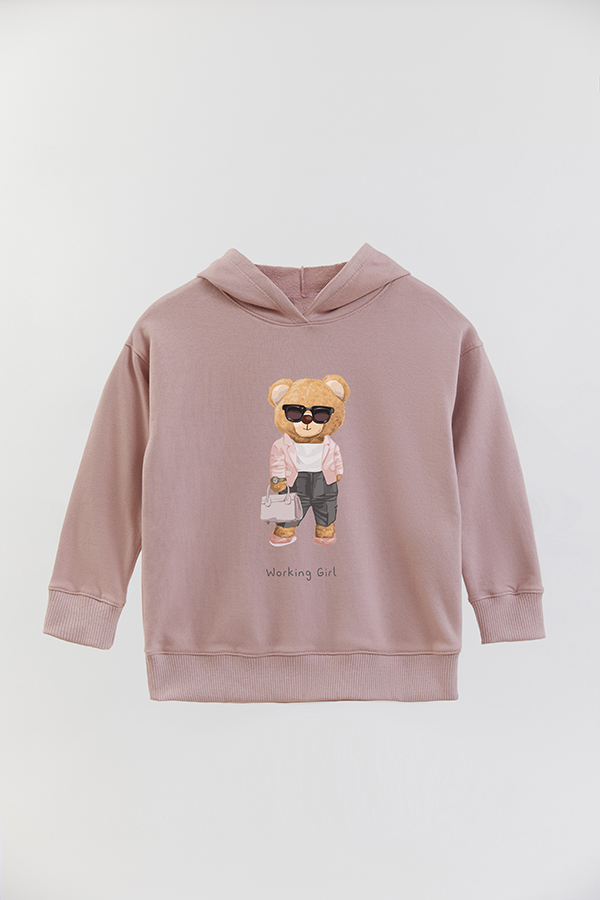 HOODIE RUSTICO KID TEDDY WORKING GIRL
