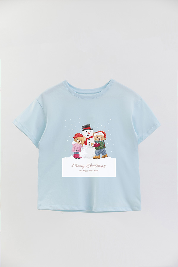 REMERA GIRL OVER TEDDY XMAS 12
