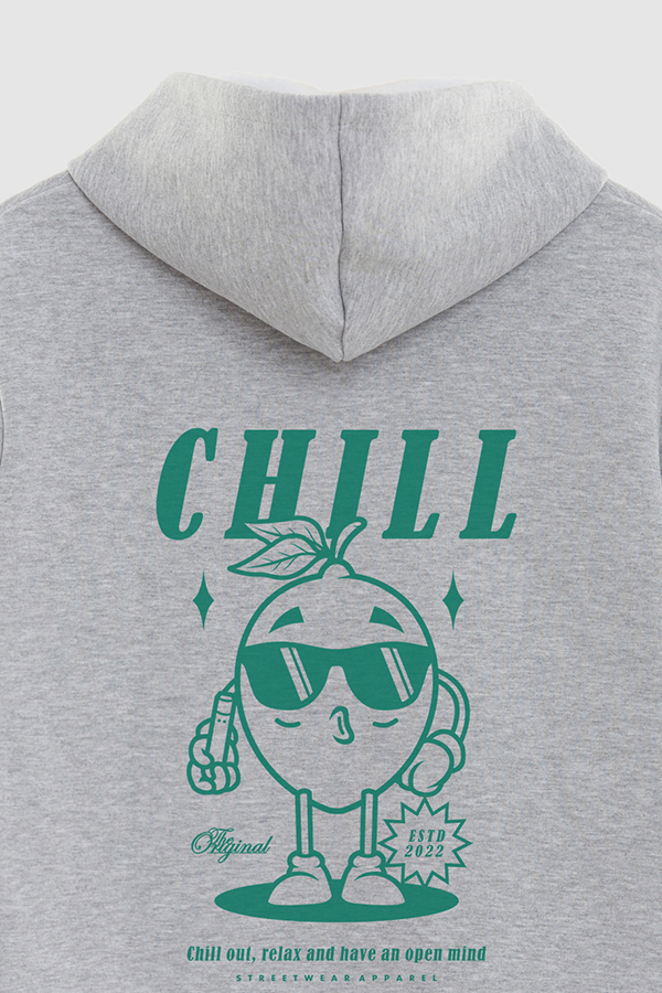 HOODIE ESTAMPADO CARTOON ILLUSTRATION CHILL