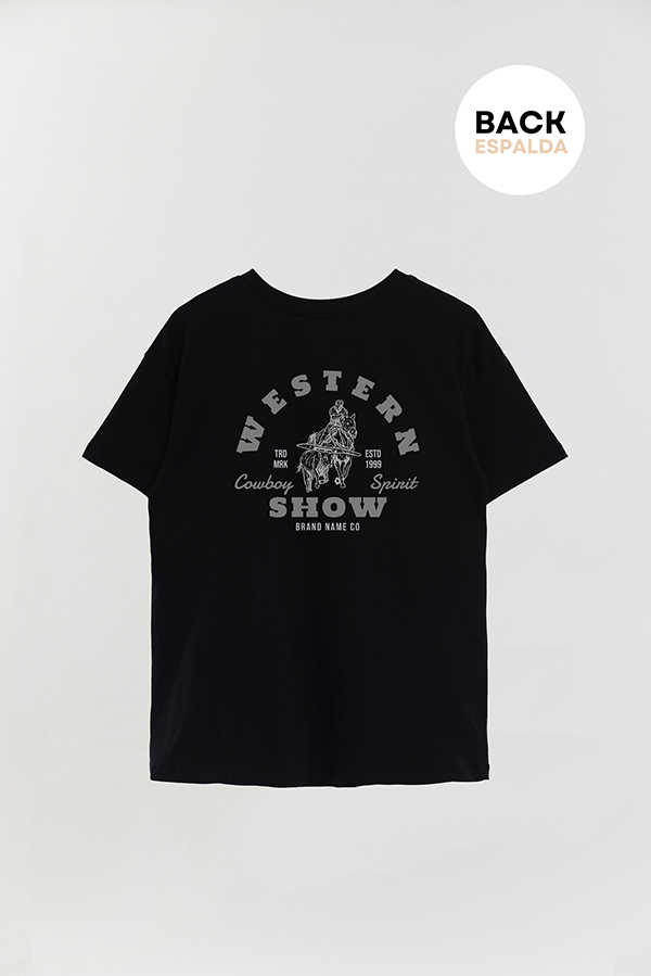 REMERA OVER ESTAMPADA SHOW