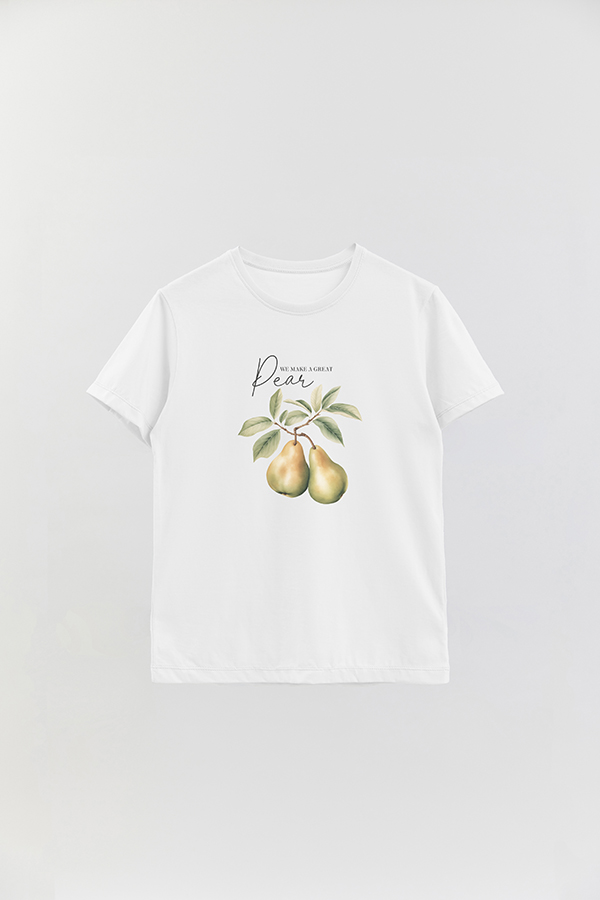 REMERA BASICA ESTAMPADA HARVEST PEAR