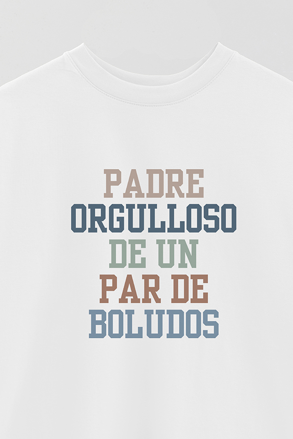 REMERA OVER ESTAMPADA DDP PADRE