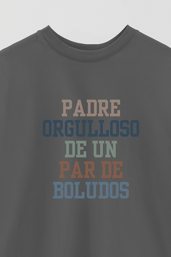 REMERA OVER ESTAMPADA DDP PADRE