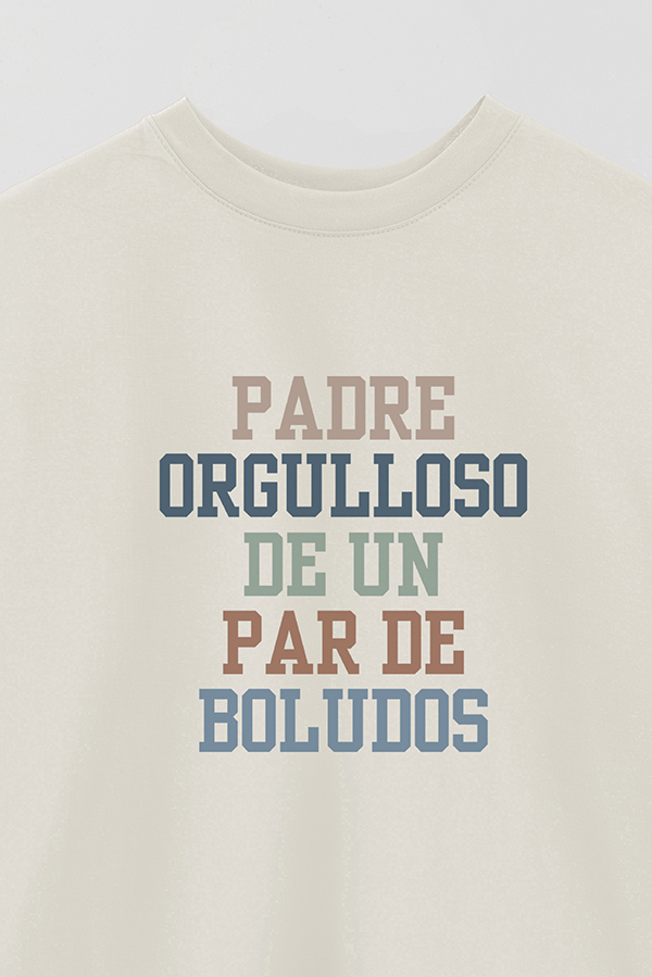 REMERA OVER ESTAMPADA DDP PADRE