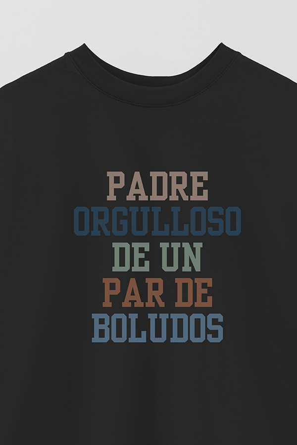 REMERA OVER ESTAMPADA DDP PADRE