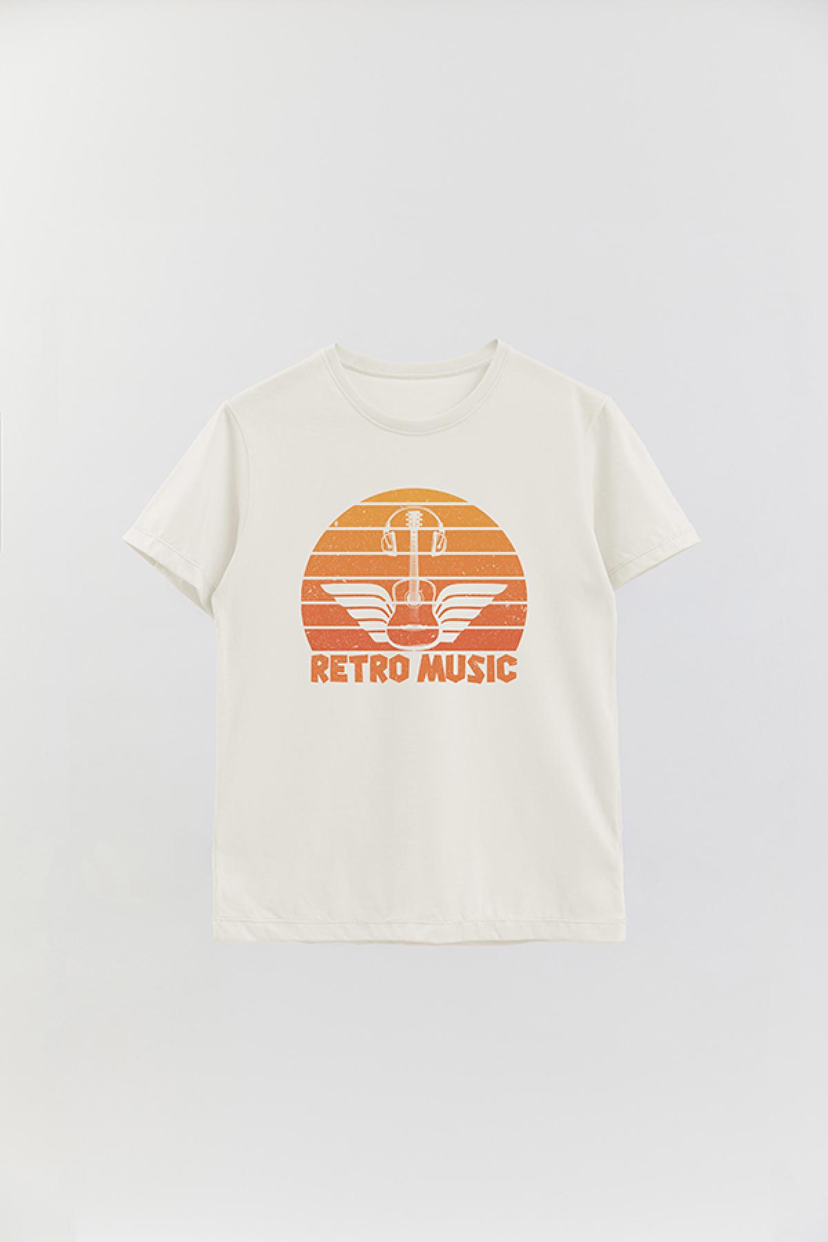 REMERA BASICA ESTAMPADA MS RETRO MUSIC