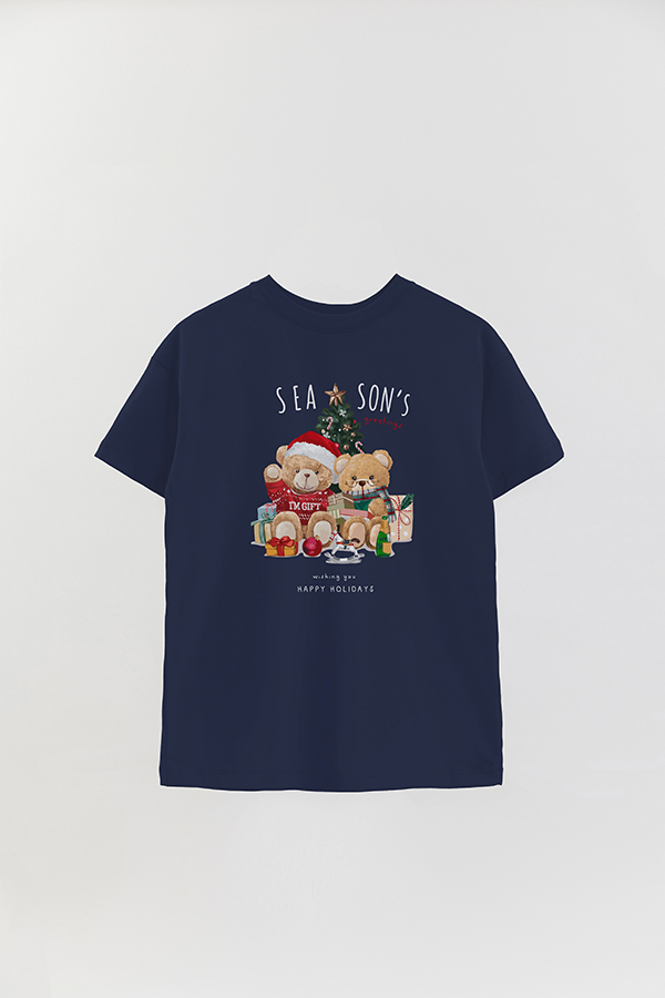 REMERA OVER ESTAMPADA UNISEX TEDDY SEA SONS