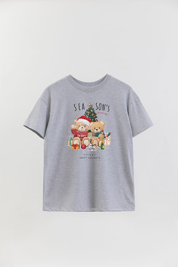 REMERA OVER ESTAMPADA UNISEX TEDDY SEA SONS