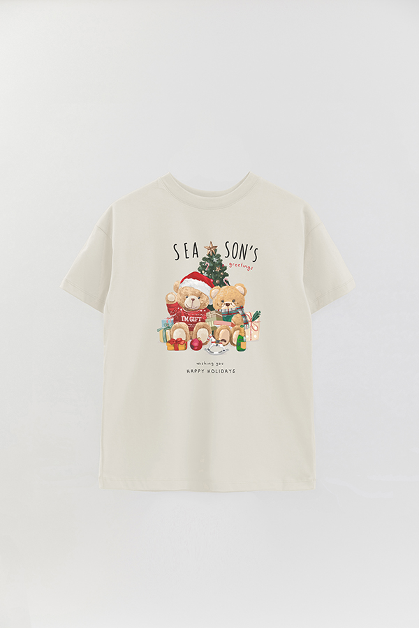 REMERA OVER ESTAMPADA UNISEX TEDDY SEA SONS