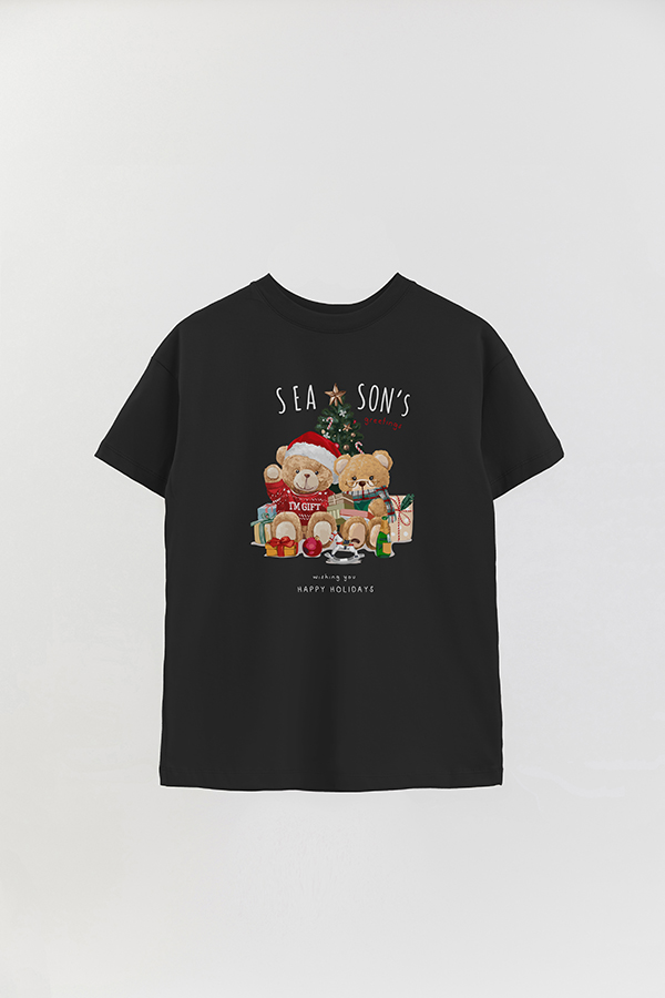 REMERA OVER ESTAMPADA UNISEX TEDDY SEA SONS