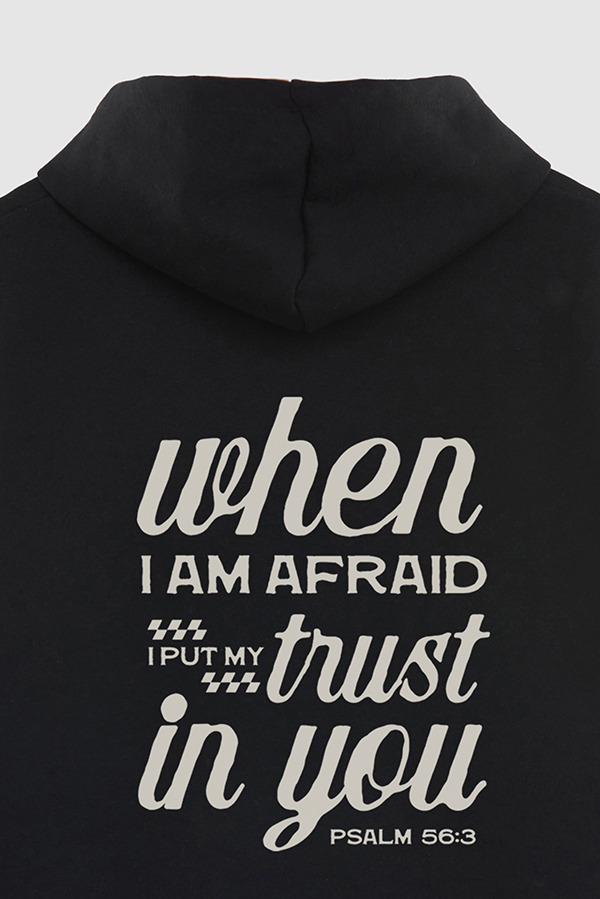 HOODIE FRISA ESTAMPADO GOD IN COLORS TRUST IN YOU