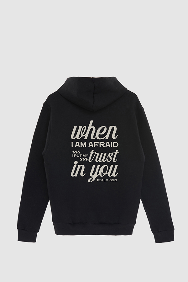 HOODIE FRISA ESTAMPADO GOD IN COLORS TRUST IN YOU