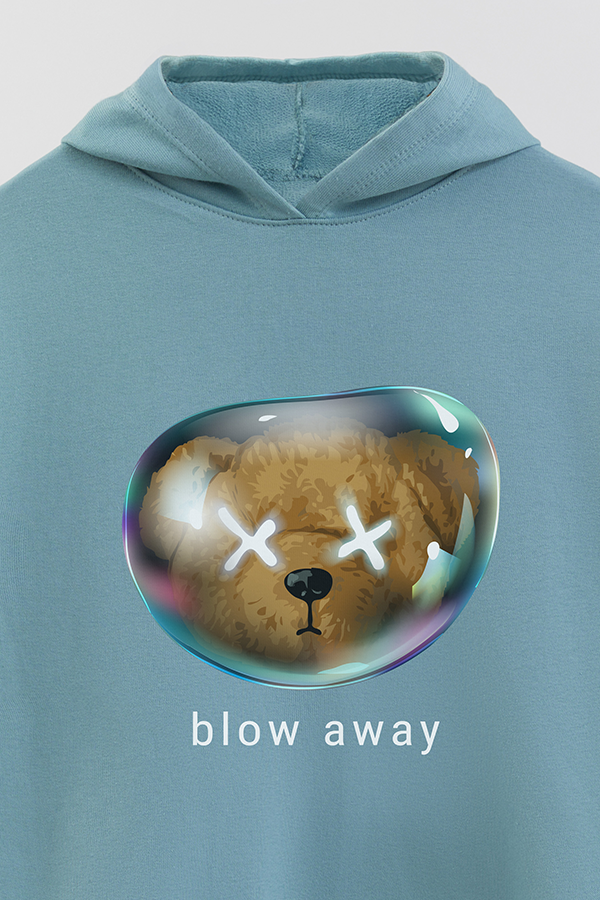 HOODIE RUSTICO KIDS TEDDY BLOW AWAY