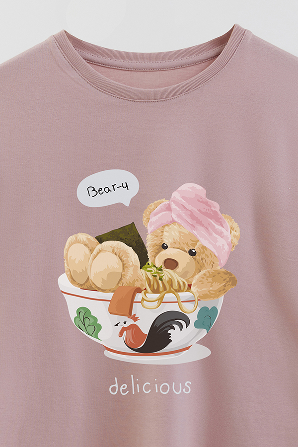REMERA GB OVERSIZE BEARY DELICIOUS